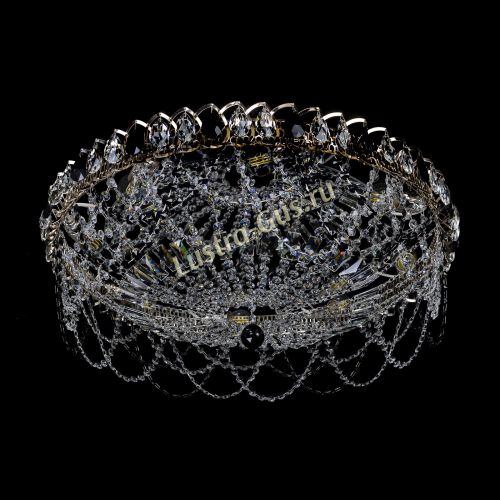 Люстра Каскад Ажур 700 мм черный в Симферополе Гусь Хрустальный