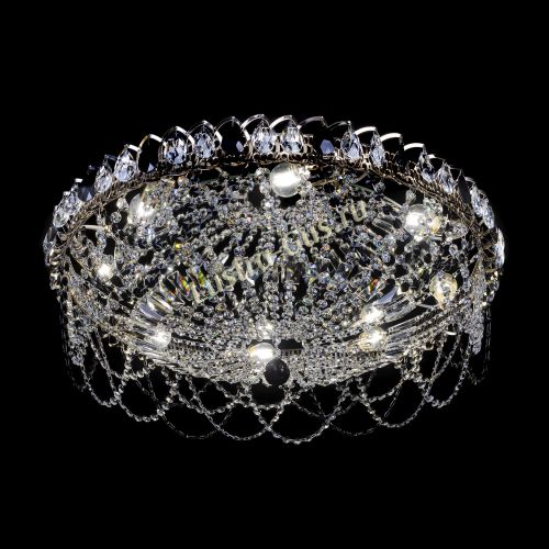 Люстра Каскад Ажур 700 мм черный в Симферополе Гусь Хрустальный