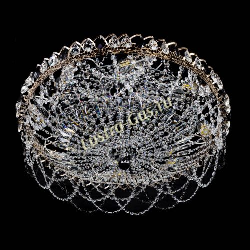 Люстра Каскад Ажур 700 мм черный в Симферополе Гусь Хрустальный