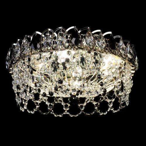 Люстра Хрустальный Каскад Ажур черный в Симферополе Гусь Хрустальный