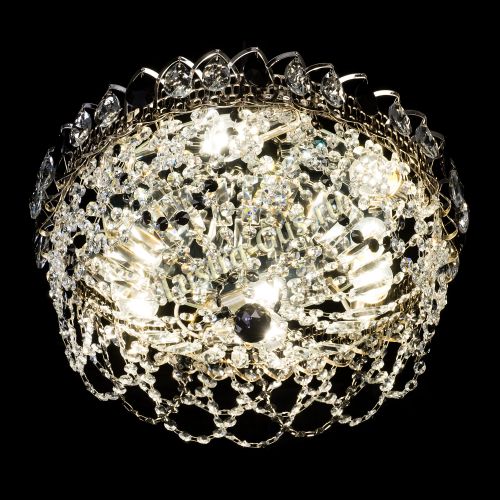 Люстра Хрустальный Каскад Ажур черный в Симферополе Гусь Хрустальный