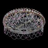 Люстра Каскад Ажур 700 мм розовый в Симферополе