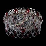 Люстра Хрустальный Каскад Ажур красный в Симферополе