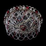 Люстра Хрустальный Каскад Ажур красный в Симферополе