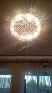 Люстра Хрустальный Каскад Ажур в Симферополе отзыв и фото покупателя