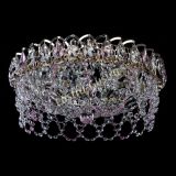 Люстра Хрустальный Каскад Ажур розовый в Симферополе