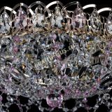 Люстра Хрустальный Каскад Ажур розовый в Симферополе