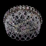 Люстра Хрустальный Каскад Ажур розовый в Симферополе