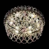 Люстра Хрустальный Каскад Ажур розовый в Симферополе