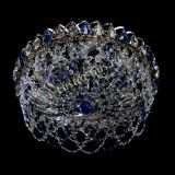 Люстра Хрустальный Каскад Ажур синий в Симферополе