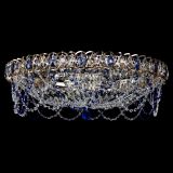 Люстра Каскад Ажур 700 мм синий в Симферополе