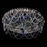 Люстра Каскад Ажур 700 мм синий в Симферополе