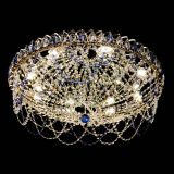 Люстра Каскад Ажур 700 мм синий в Симферополе