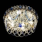 Люстра Хрустальный Каскад Ажур синий в Симферополе