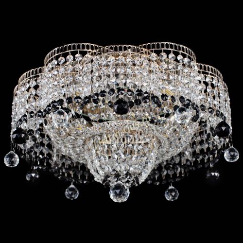 Люстра Камелия №4 черная в Симферополе Гусь Хрустальный