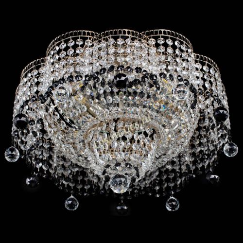 Люстра Камелия №4 черная в Симферополе Гусь Хрустальный