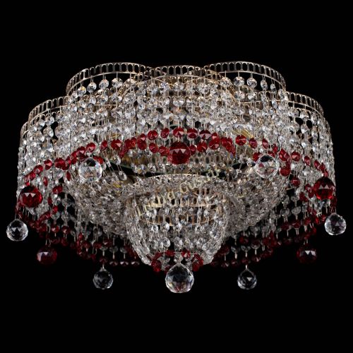 Люстра Камелия №4 красная в Симферополе Гусь Хрустальный
