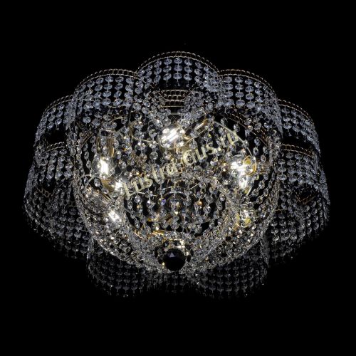 Люстра Камелия №1 черная в Симферополе Гусь Хрустальный