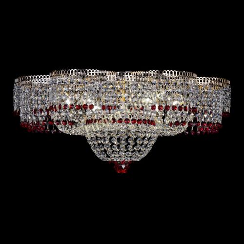 Люстра Камелия №1 красная в Симферополе Гусь Хрустальный