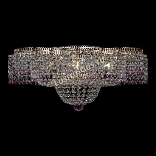 Люстра Камелия №1 розовая в Симферополе Гусь Хрустальный