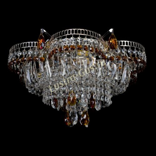 Люстра Камея №1 - 3 лампы чайная в Симферополе Гусь Хрустальный