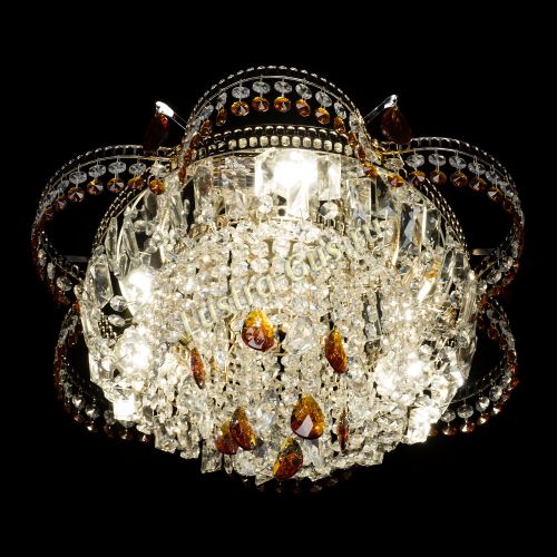 Люстра Камея №1 - 3 лампы чайная в Симферополе Гусь Хрустальный