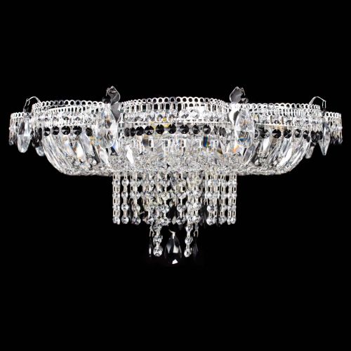 Люстра Камея №1 черная в Симферополе Гусь Хрустальный