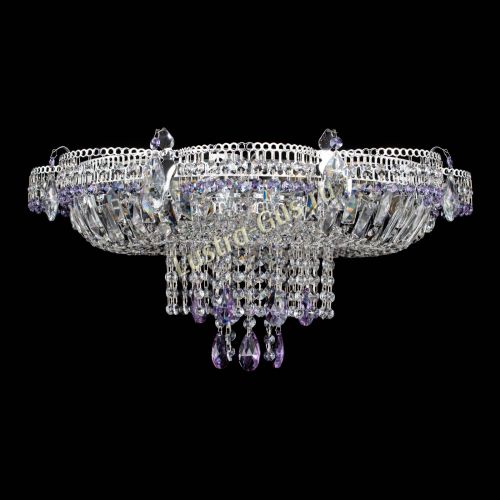 Люстра Камея №1 фиолетовая в Симферополе Гусь Хрустальный