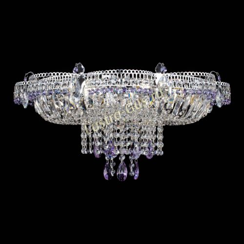 Люстра Камея №1 фиолетовая в Симферополе Гусь Хрустальный