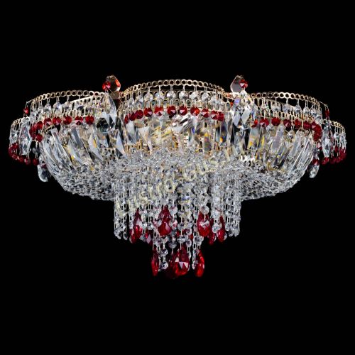 Люстра Камея №1 красная в Симферополе Гусь Хрустальный