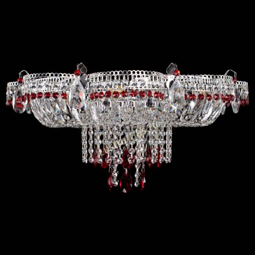 Люстра Камея №1 красная в Симферополе Гусь Хрустальный