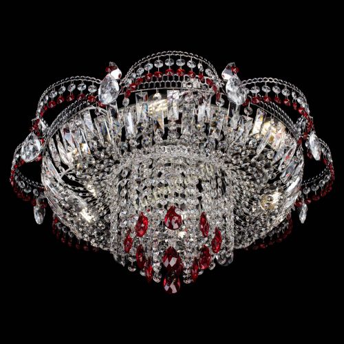 Люстра Камея №1 красная в Симферополе Гусь Хрустальный