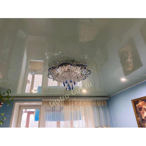 Люстра Камея №1 синяя в Симферополе Гусь Хрустальный