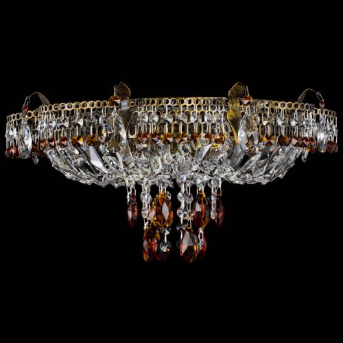 Люстра Камея №4 под бронзу чайная в Симферополе Гусь Хрустальный