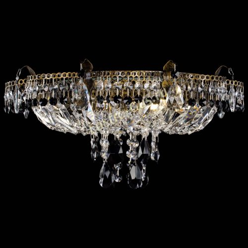 Люстра Камея №4 под бронзу черная в Симферополе Гусь Хрустальный