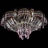 Люстра Камея №4 под бронзу розовая в Симферополе