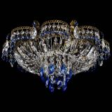 Люстра Камея №4 под бронзу синяя в Симферополе