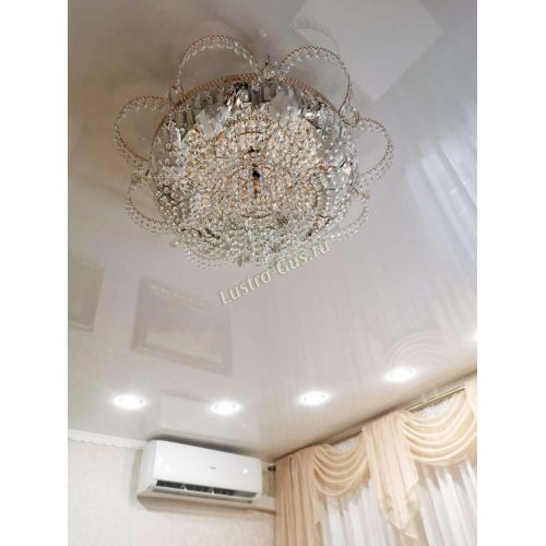 Люстра Камея №8 под бронзу в Симферополе Гусь Хрустальный