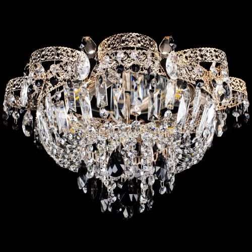 Люстра Камея Флора №4 черная в Симферополе Гусь Хрустальный