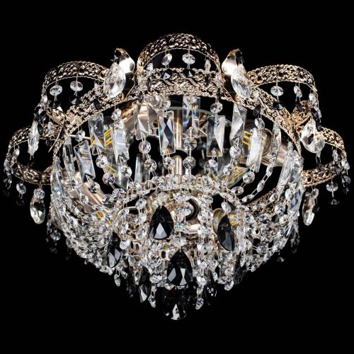 Люстра Камея Флора №4 черная в Симферополе Гусь Хрустальный