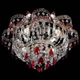 Люстра Камея Флора №4 красная в Симферополе