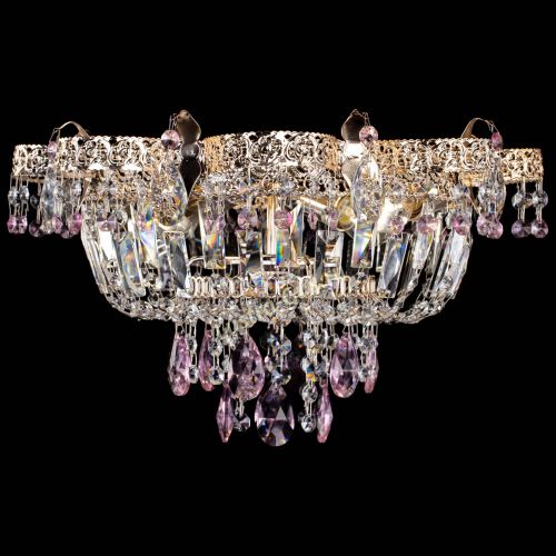 Люстра Камея Флора №4 розовая в Симферополе Гусь Хрустальный