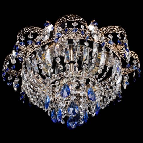 Люстра Камея Флора №4 синяя в Симферополе Гусь Хрустальный