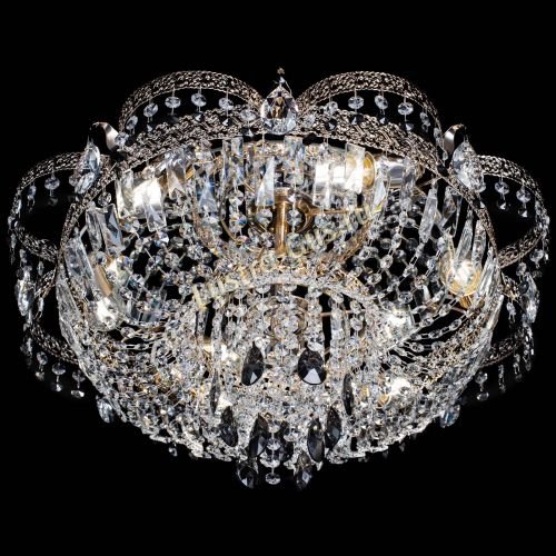 Люстра Камея Флора Журавлик №6 черная в Симферополе Гусь Хрустальный