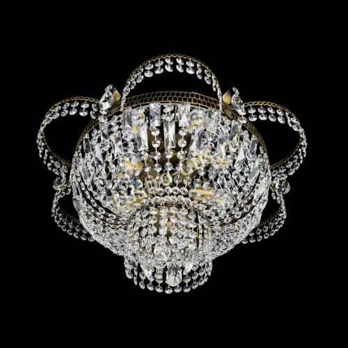 Люстра Камея №1 под бронзу прямая в Симферополе Гусь Хрустальный