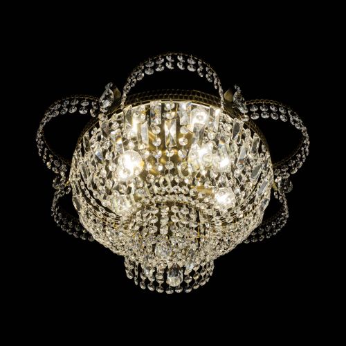 Люстра Камея №1 под бронзу прямая в Симферополе Гусь Хрустальный