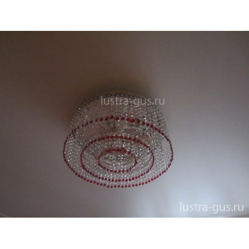 Люстра Капель обтикон 5 ламп в Симферополе Гусь Хрустальный