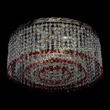 Люстра Капель оптикон №2 красная в Симферополе