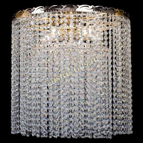 Люстра Капель цилиндр 5 ламп  в Симферополе Гусь Хрустальный