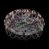 Люстра Каскад Ажур 700 мм красный в Симферополе